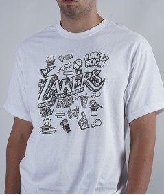 MITCHELL & NESS Doodle SS Tee Los Angeles Lakers